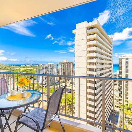 Ferienwohnung Great Ocean View At Waikiki Sunset With Parking